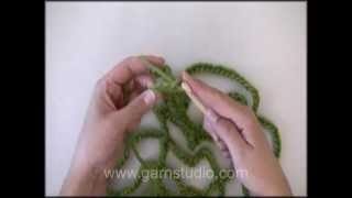 How to crochet the cobweb in DROPS Extra 0854 [upl. by Maxfield]