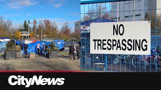 City officials raise fences around Abbotsford homeless encampment [upl. by Odie]