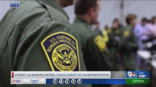 US Border Patrol to assist ICE in mass deportations [upl. by Yornek]