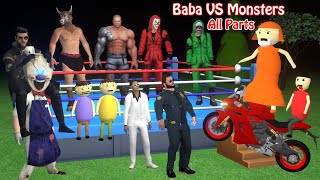 Baba VS Monsters Full Episode  Baba Boxing Fight  Gulli Bulli And Monster Boxing  MJOH Toons [upl. by Radu592]