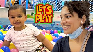 Alaynas FIRST TIME in an Indoor Playground  Fun Play time with baby daughter  Shikha Singh Vlogs [upl. by Oruam357]