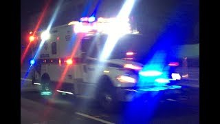 Teaneck Ambulance 75 Responding QSIREN Pa4000 [upl. by Tollmann394]