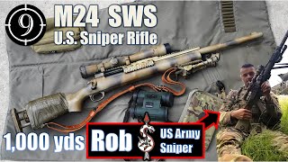 M24 SWS Sniper Weapon System 1000yds Practical Accuracy Feat Rob Ski  US Army Sniper [upl. by Ilise134]