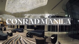 🇵🇭 Best place to stay in Manila 2022  Conrad Manila   Room tour  Amenities Tour  Philippines [upl. by Valerian]