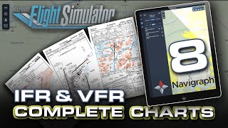 MSFS2020  Navigraph Charts 8  VFR MAPS available NOW [upl. by Champagne398]