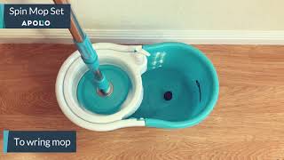 Easy wringing Spin Mop amp Bucket Set [upl. by Gnuy40]