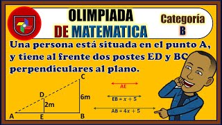 Aplicando el teorema de TALES  Proporcionalidad  Olimpiada de Matemáticas categoriab B razón [upl. by Arst213]