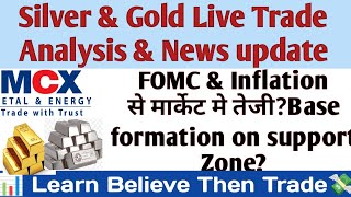 Silver amp Gold Live trade analysisprice actionNews Silver CommodityUS dataEnglish Subtitle [upl. by Torrin]