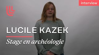 etudiant  faculté des humanités  Lucile Kazek [upl. by Eidnarb]