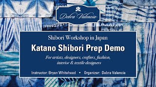 Katano Shibori Prep Demo [upl. by Suixela]