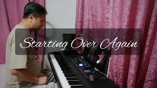 Starting Over Again  Natalie Cole  piano cover [upl. by Ardnassac]