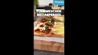 Flammkuchen met Asperges  Wist jij dat asperges piepen wanneer ze vers zijn shorts [upl. by Blythe648]