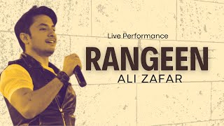 Rangeen By Ali Zafar  Live Performance  Islamabad  Eyecomm Studio [upl. by Hein]