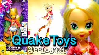 New My Little Pony Equestria Girls Legend of Everfree Applejack Boho Zapcode QuakeToys [upl. by Leighton]