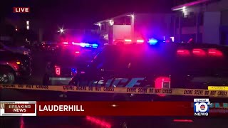 Police respond to shooting in Lauderhill [upl. by Llertnom]