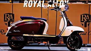 2025 AllNew Royal Alloy Launches New Lineup of Scooters and Sidecar in Japan  Unique amp Stylish [upl. by Monique]