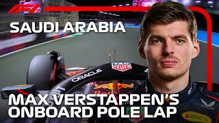 Max Verstappens Pole Lap  2024 Saudi Arabian Grand Prix  Pirelli [upl. by Anyar]