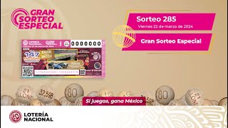 GRAN SORTEO ESPECIAL No 285 [upl. by Lledniw904]