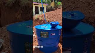 Watch how to install Biogas Plant✨ india automobile biogasforhome climatechange viralvideo [upl. by Ringsmuth]