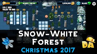 SnowWhite Forest  Christmas 2017 8  Diggys Adventure [upl. by Nnayelhsa582]