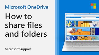 How to share OneDrive files and folders  Microsoft [upl. by Annavaig]