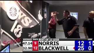 14 PERFECT DARTS ON THE TROT  9 Darter missed On D12  Alan Norris [upl. by Erdied]