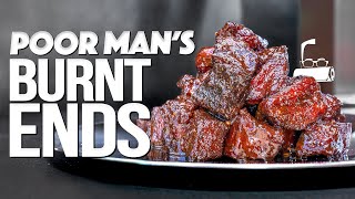 THE POOR MANS BURNT ENDS HACK FOR MAKING INSANE BBQ AT HOME  SAM THE COOKING GUY [upl. by Nnylav374]