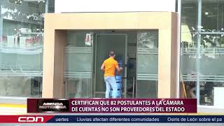 Certifican que 82 postulantes a la Cámara de Cuentas no son proveedores del Estado [upl. by Inavoig]