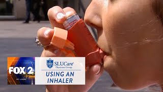 How To Use an Inhaler for Asthma and COPD the Correct Way  SLUCare Health Watch [upl. by Htaras]