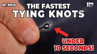 I Tested How Fast I Can Tie Fishing Knots [upl. by Pavior]