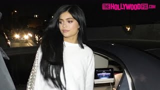 Kylie Jenner Arrives To The Pretty Little Thing Party At The Phoenix Club 41117 [upl. by Mariellen]