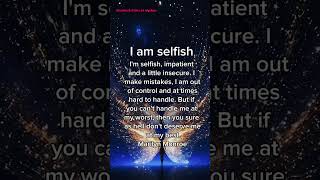 I am selfishmotivation motivational [upl. by Immaj]