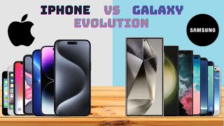 Apple iPhone vs Samsung Galaxy S Series Evolution With REALISTIC 3D Models [upl. by Yahsel]