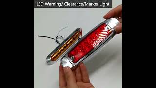 LED Trailer Truck Side Marker Indicator Light Auto Warning Light LED Car Light Truck Parts [upl. by Notxam]