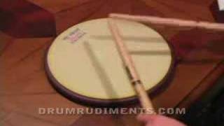 Drum Rudiments 3  Single Stroke Seven  DrumRudimentscom [upl. by Leonor692]