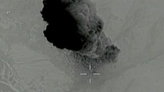 Aerial Footage of MOAB Bomb Striking Cave Tunnel System [upl. by Zerline585]