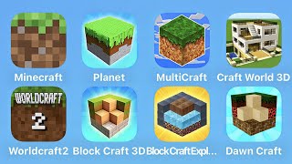 Minecraft Planet MultiCraft Craft World 3D Worldcraft 2 Block Craft 3D Dawn Craft Craft Block [upl. by Nalda]