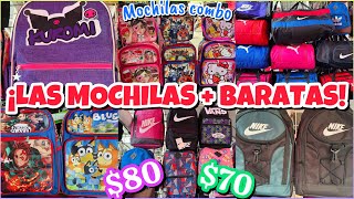 🎒MOCHILAS COMBO MOCHILAS ESCOLARES MALETAS BARATAS 🤑  INICIA TU NEGOCIO  CENTRO CDMX [upl. by Leahsim]