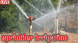 अब खेतों मैं होगी बारिश  Amazing Sprinkler Irrigation System in India  Indian Farmer [upl. by Artek]