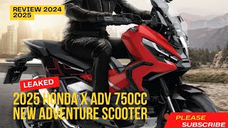 HONDA X ADV 750cc  New Scooter 2025 Versatility [upl. by Darahs]