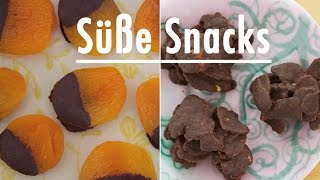 Rezept Aprikosen im Schokomantel  Cornflakes Schoko Pralinen  DIY gesunde amp süße Snacks [upl. by Lithea]