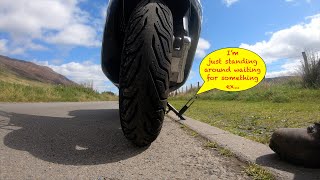 Vespa GTS Top Speed Run and Highway impressions [upl. by Ahsinek]