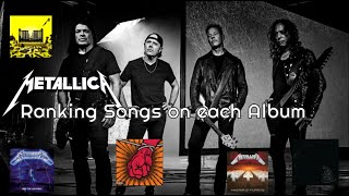 Ranking every Song on each METALLICA Album metallica metal [upl. by Nho]