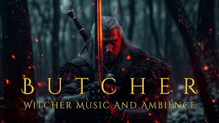 The Butcher of Blaviken  Orchestral Fantasy Music and Ambience  Witcher Meditation [upl. by Hellah]