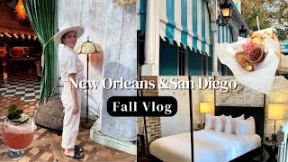 TRAVEL VLOG Fall West Coast Trip Girls Chat amp Champagne Gift Idea [upl. by Etnoel604]