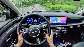 The New 2025 Hyundai Tucson Hybrid FACELIFT POV Test Drive [upl. by Aennil180]