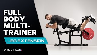 ATLETICA Fullbody Multitrainer  The Ultimate Leg Extension amp Curl Combo For Your Home Gym [upl. by Willette]