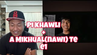 Pi Khawli  A Mikhualte s1e1🤣  RamBoss React [upl. by Nivrac]