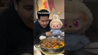 BEGINILAH EKSPRESI LABUBU SAAT KELAPARAN amp KEKENYANGAN🤤😵‍💫❤️ labubu popmart popmartglobal [upl. by Lindley]