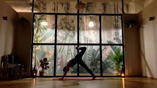 Vinyasa Yoga Flow  Gajumaru Yaima  HOLI BodyampMind Center [upl. by Gnut]